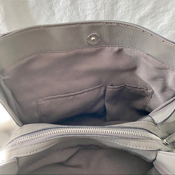 Grey Buckle Handbag | Rosanna - Picture 5 of 9